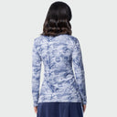 Eco Cast Sun Protection Rouched Top -Shell Wave