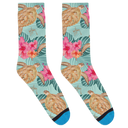 Guy Harvey Floral Turtle Socks View 1