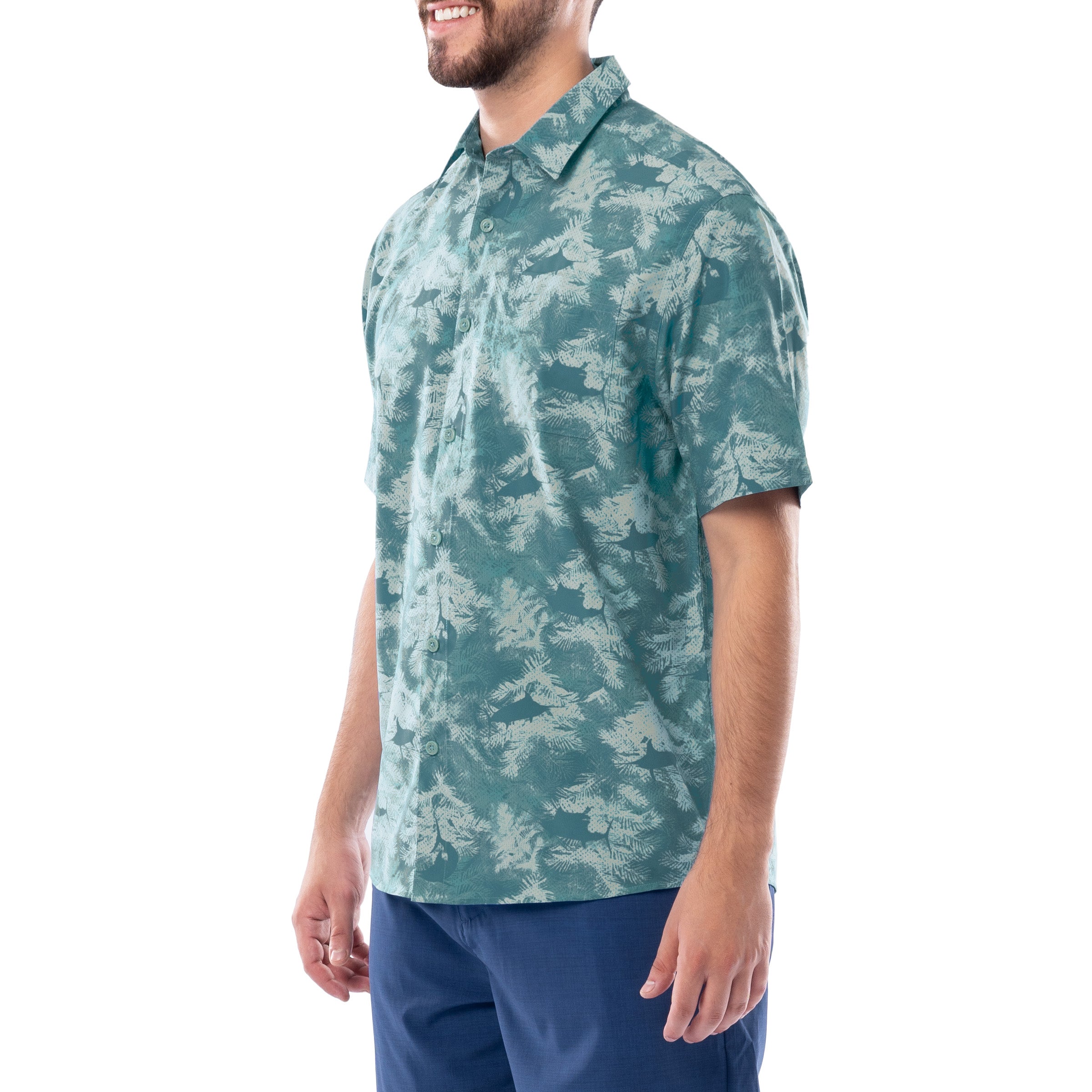 Men's Urban Palms Performance Fishing Shirt