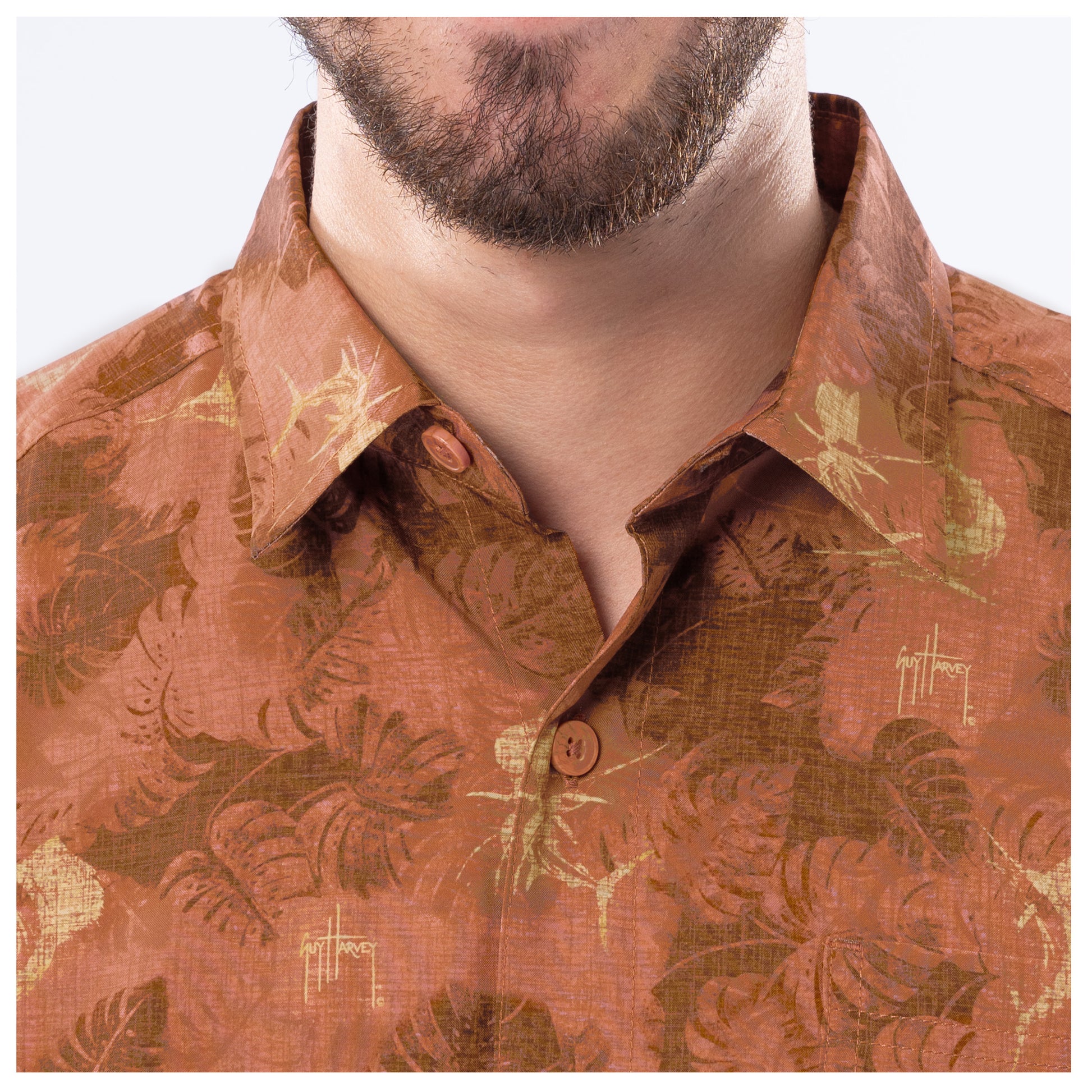 linlon Chemise safari à manches courtes pour homme UPF 50 linlon Chemise safari à manches courtes pour homme UPF 50