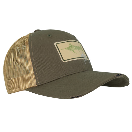 Men's Billfish Patch Mesh Trucker