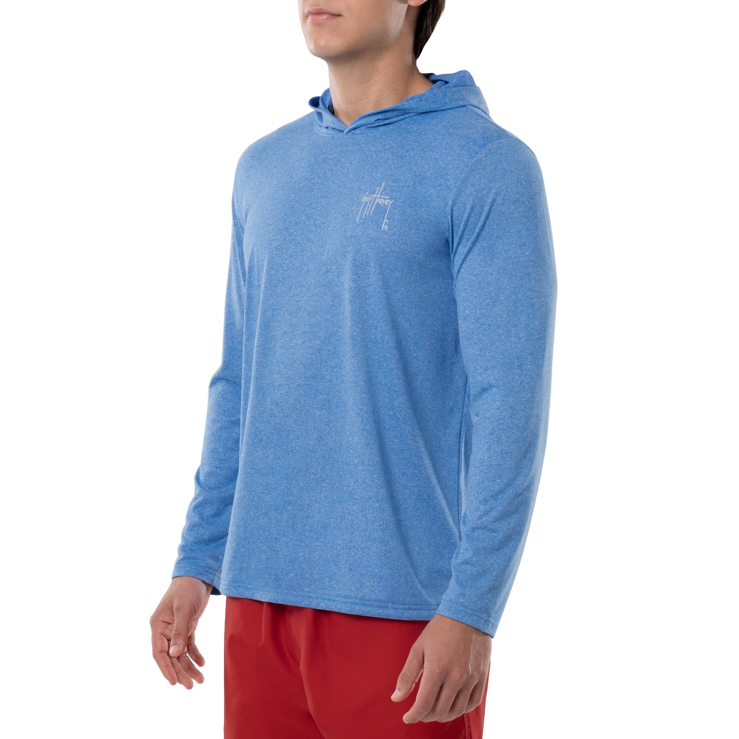 Men's Bill Flag Long Sleeve Performance Hoodie View 5