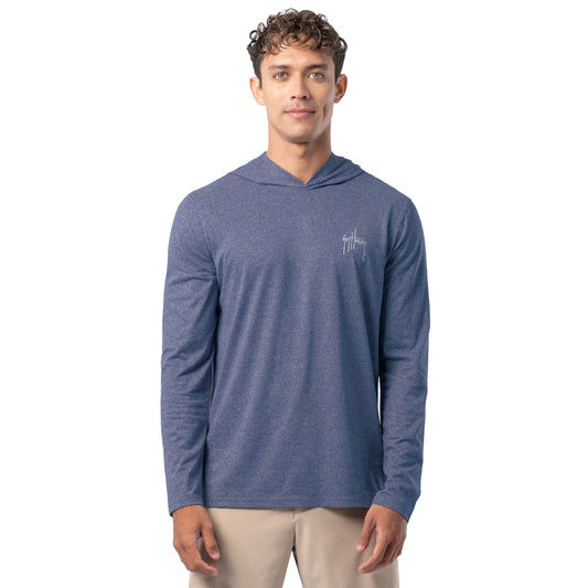 Men's Core Stencil Long Sleeve Performance Hoodie