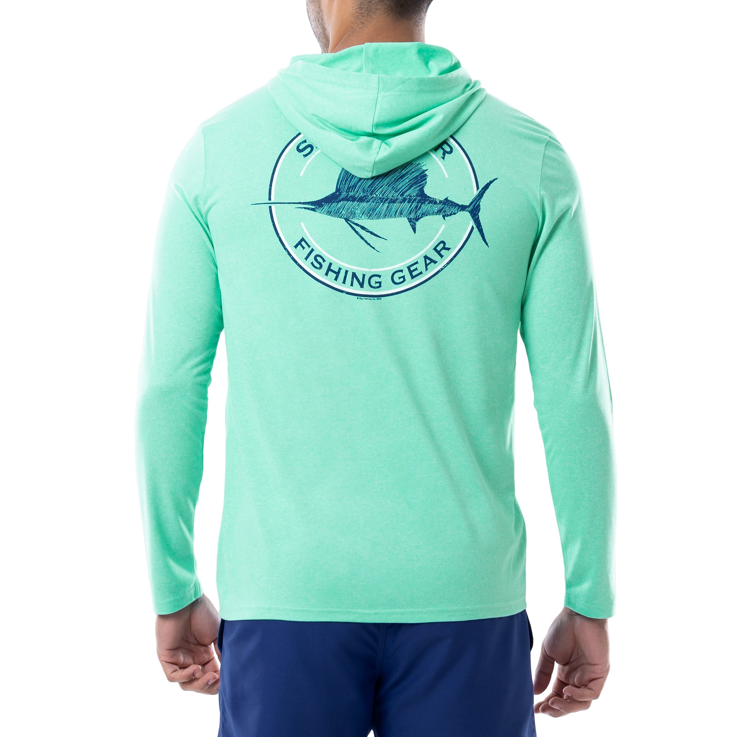 Men's Saltwater Sails Long Sleeve Performance Hoodie View 4