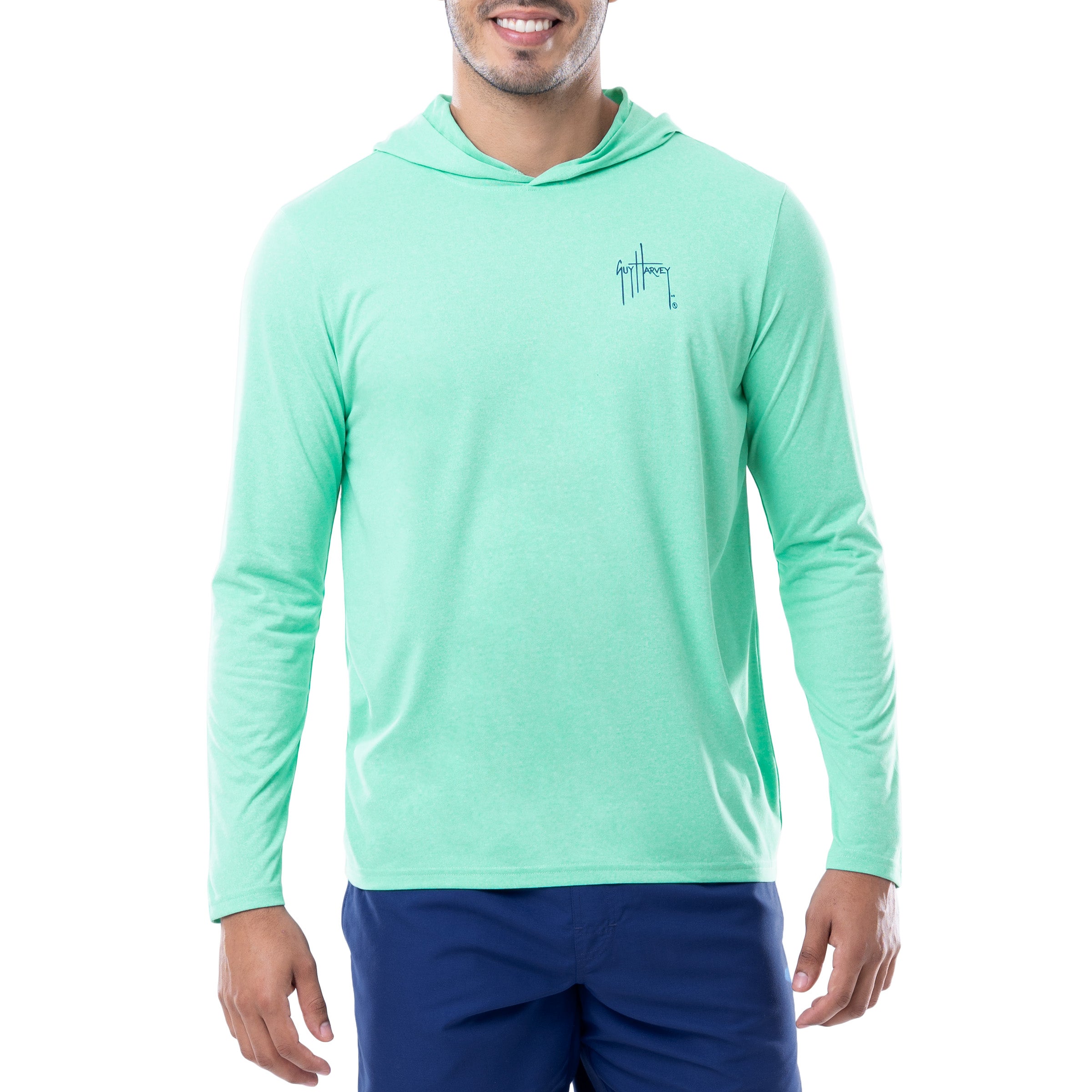 Men's Saltwater Sails Long Sleeve Performance Hoodie View 2