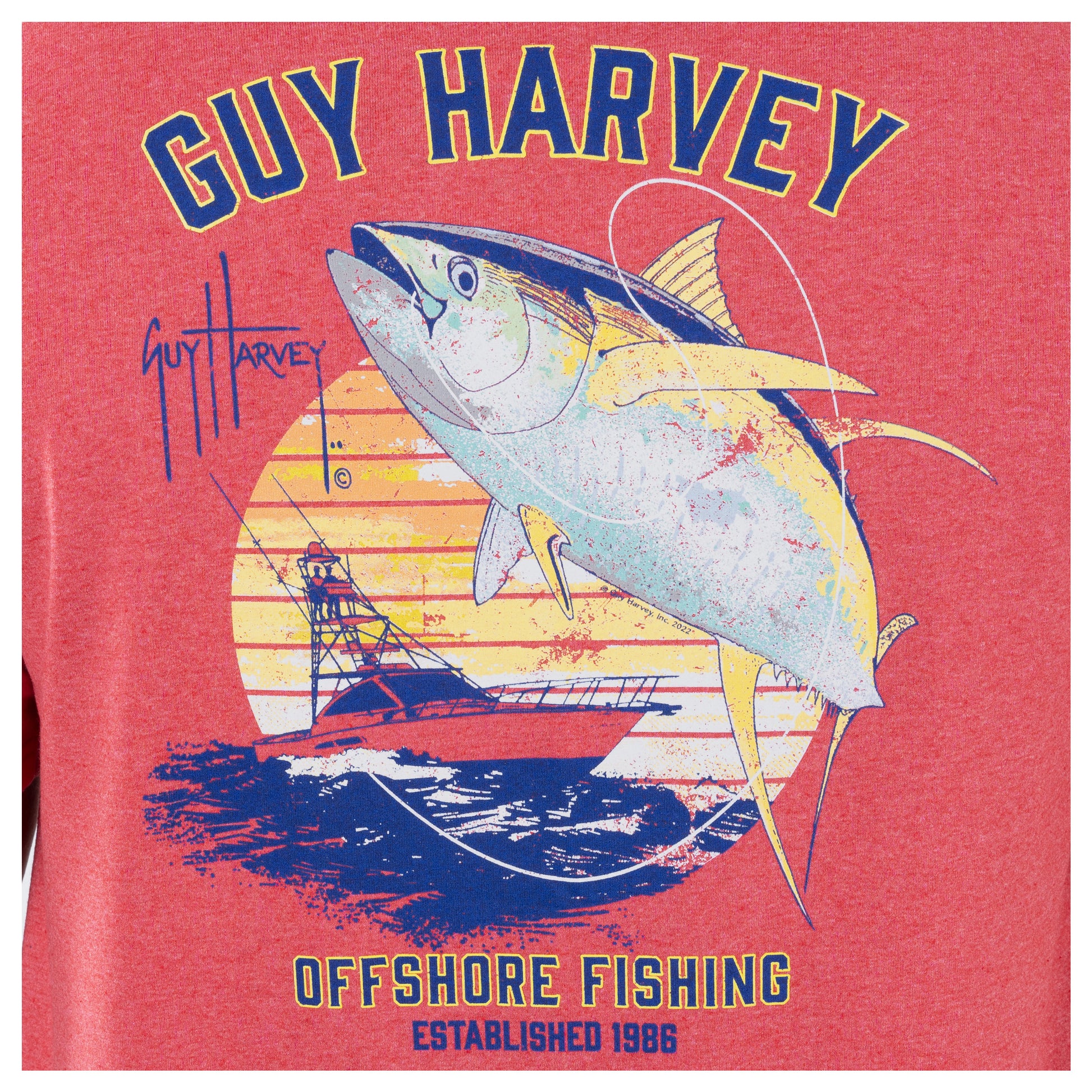 Men's Offshore Yellowfin Threadcycled Short Sleeve T-Shirt – Guy
