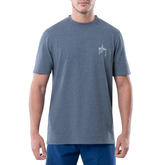 Men's Offshore Hex Threadcycled Short Sleeve T-Shirt View 2