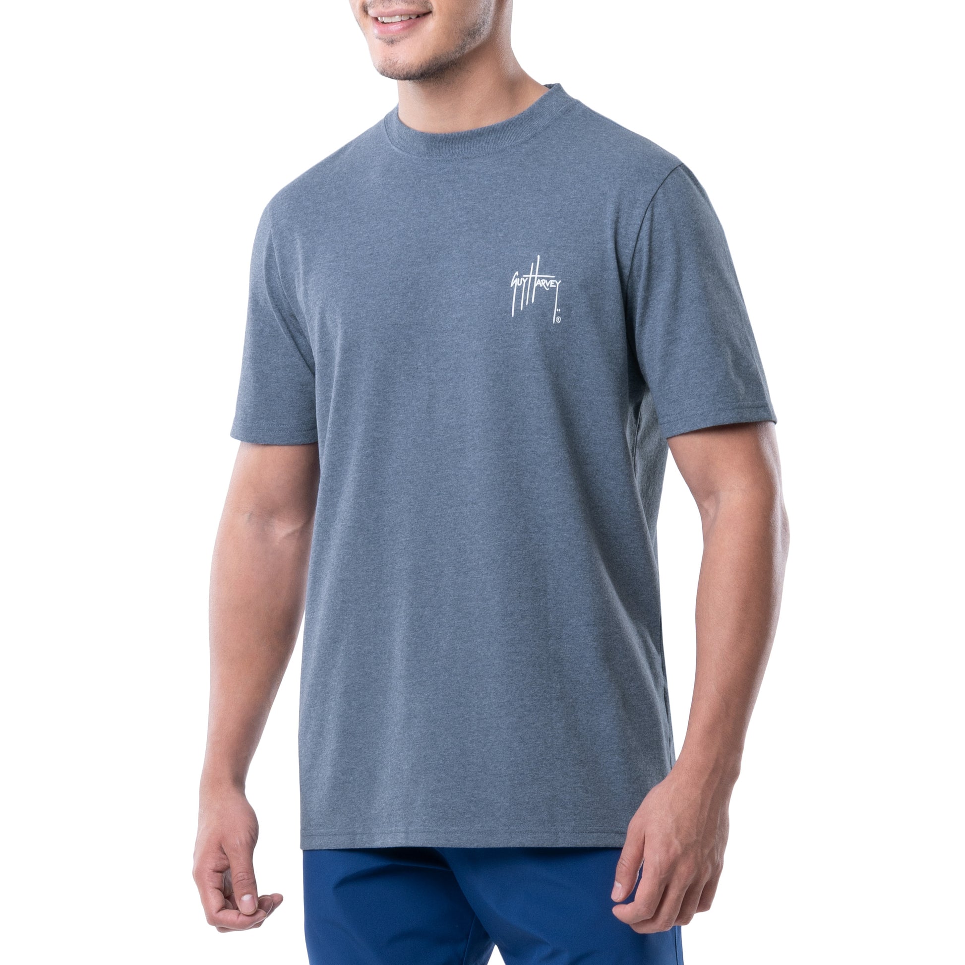Men's Offshore Hex Threadcycled Short Sleeve T-Shirt View 4