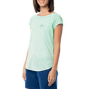 Women's Marble Turtles Short Sleeve Poly/Rayon Slub Top