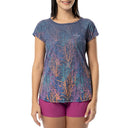 Women's Seashell Toille Short Sleeve Poly/Rayon Slub Top