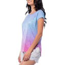 Women's Dusk Short Sleeve Poly/Rayon Slub Top