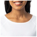 Women's Beach Side Short Sleeve Poly/Rayon Slub Top
