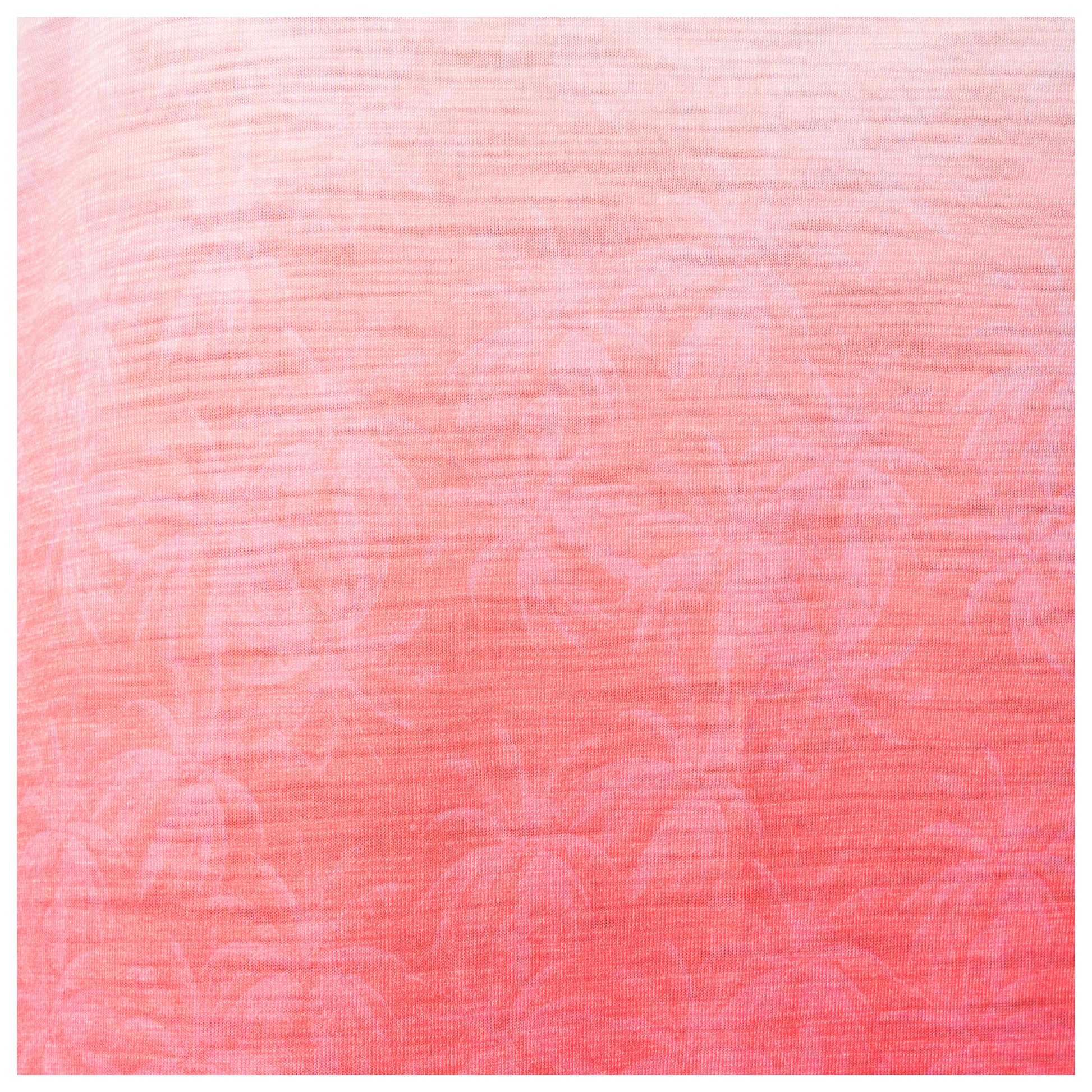 Textured pink fabric with a subtle pattern on a white background
