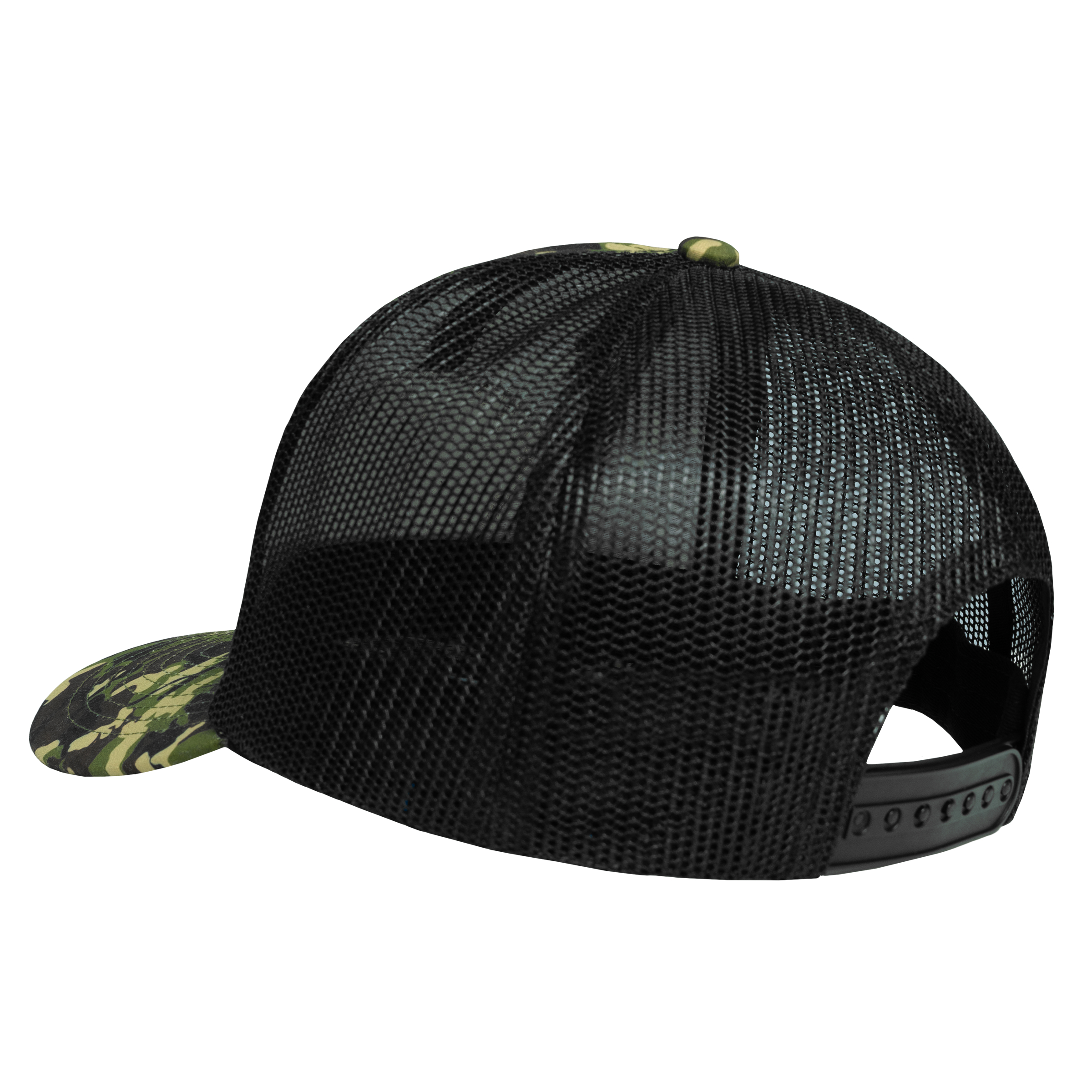 Fishy Green Camo Mesh Trucker Hat