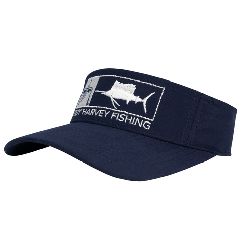 Sailfish Navy Performance Visor | Guy Harvey – Guy Harvey