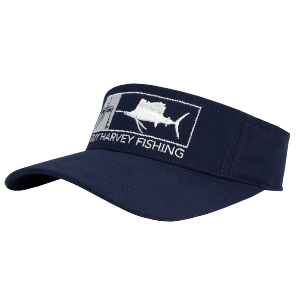 Sailfish Navy Performance Visor | Guy Harvey – Guy Harvey