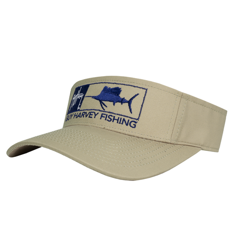 GUY HARVEY ガイハーヴェイ フィッシングキャップ Sailfish Khaki Performance Visor | Guy Harvey – Guy Harvey