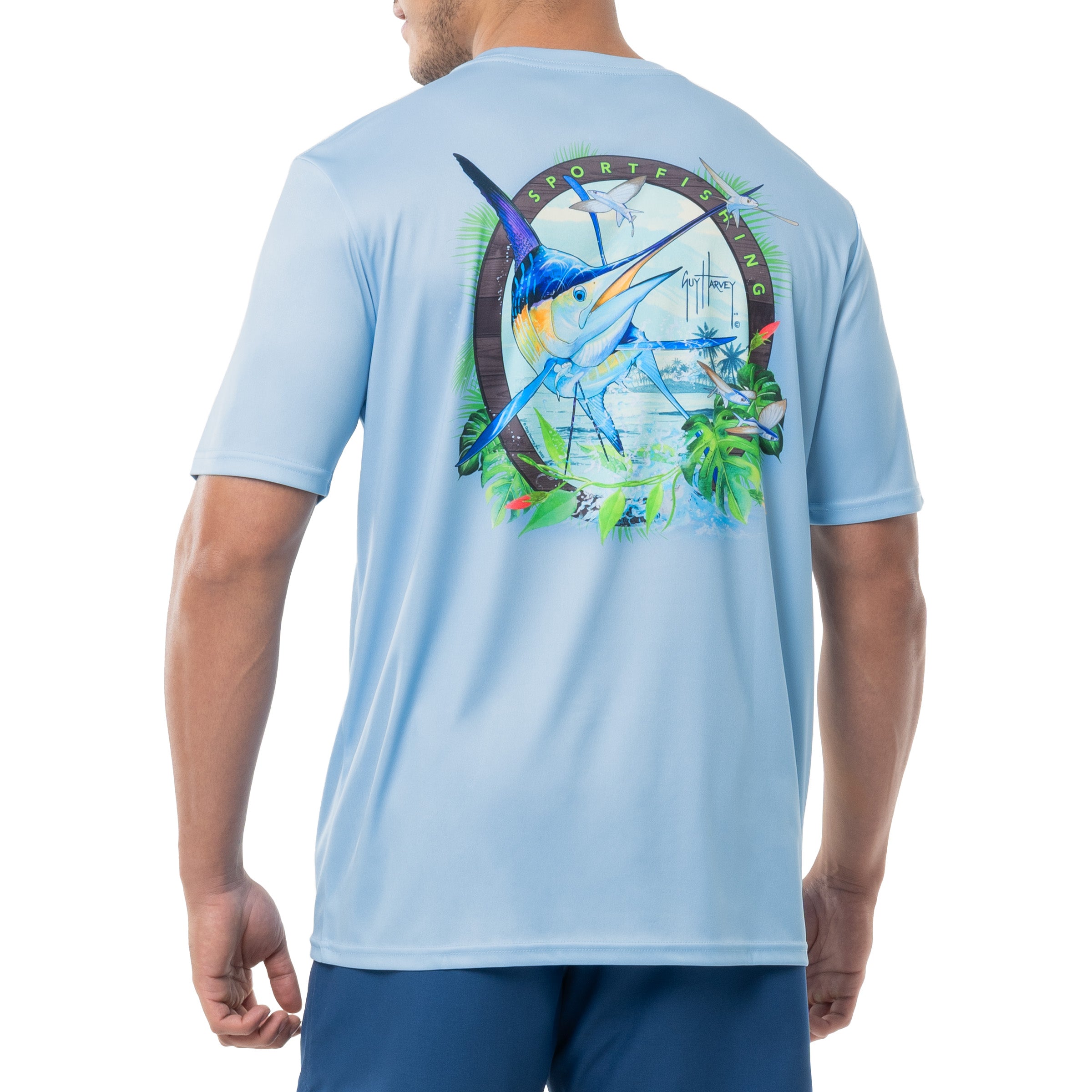 Men's Bill Spotting Short Sleeve Performance Shirt – Guy Harvey