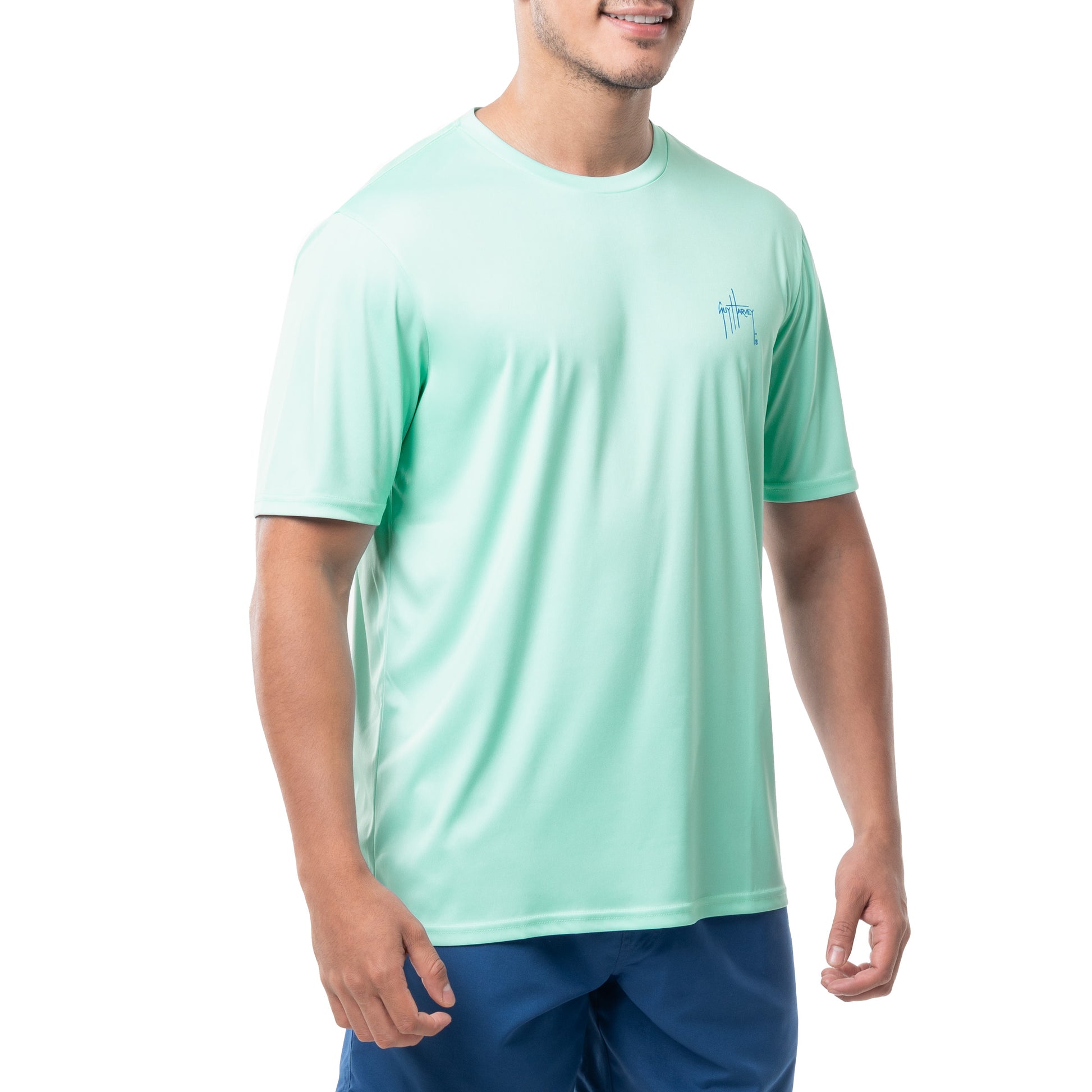 Men's Tropic Tuna Short Sleeve Performance Shirt View 4