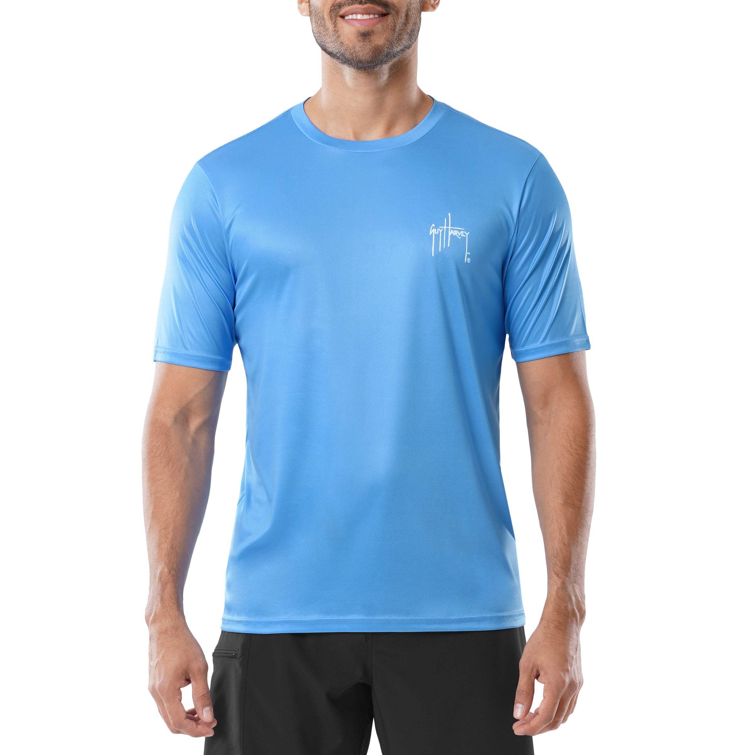 Men's Escape the Blue Short Sleeve Performance Shirt View 2