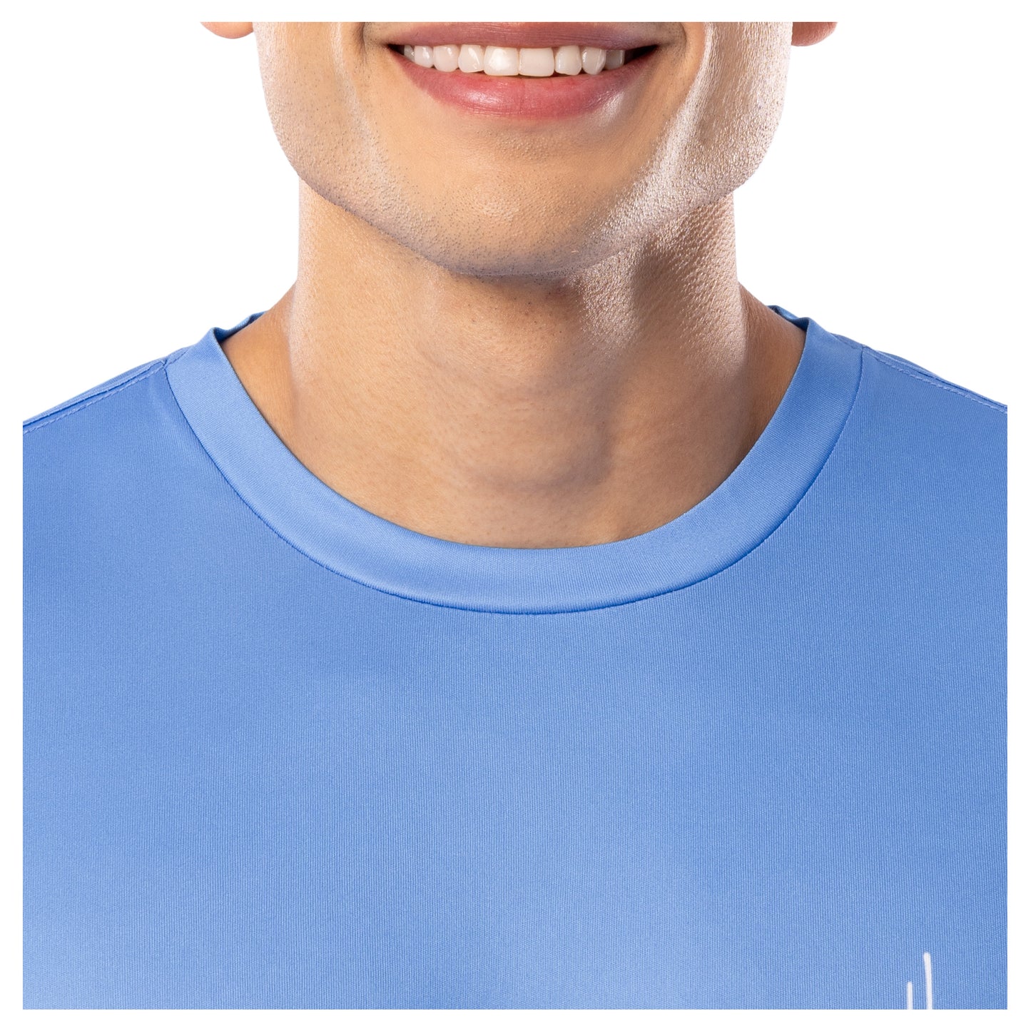 Men's Blue Shield Short Sleeve Performance Shirt