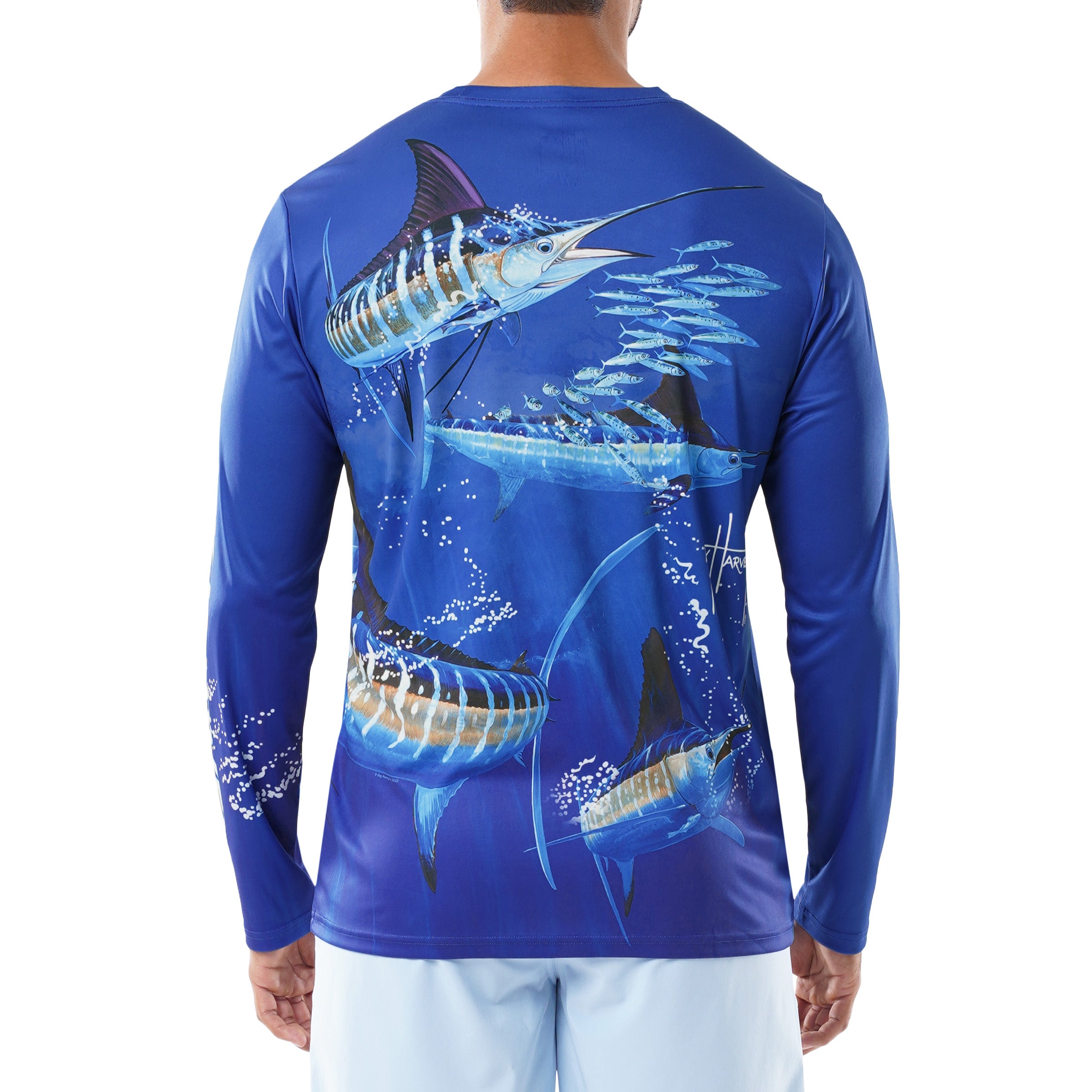 Men's Stripers Long Sleeve Performance Shirt View 2