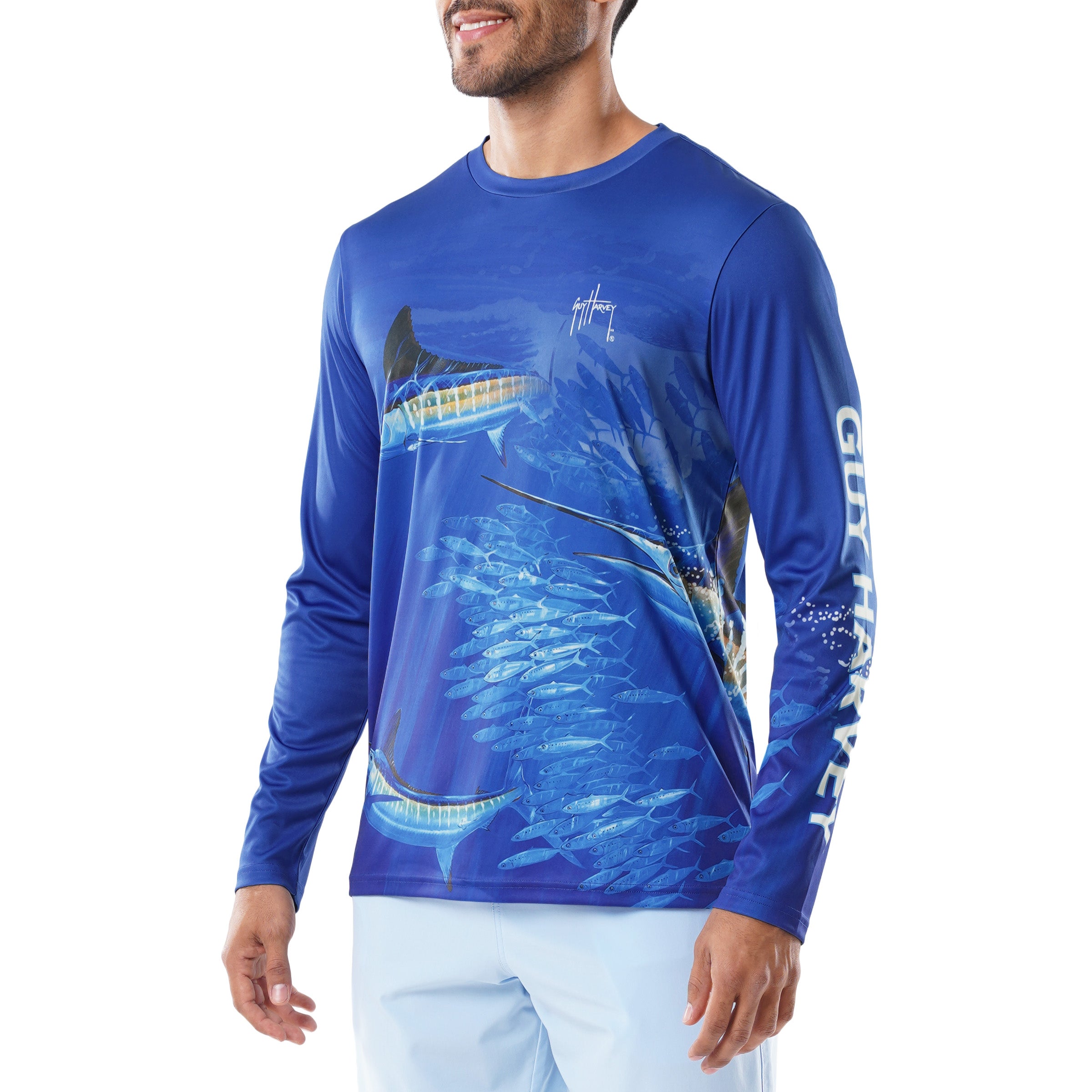 Men's Stripers Long Sleeve Performance Shirt View 5