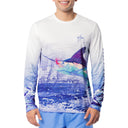 Men's Atlantic White Performance Sun Protection Top