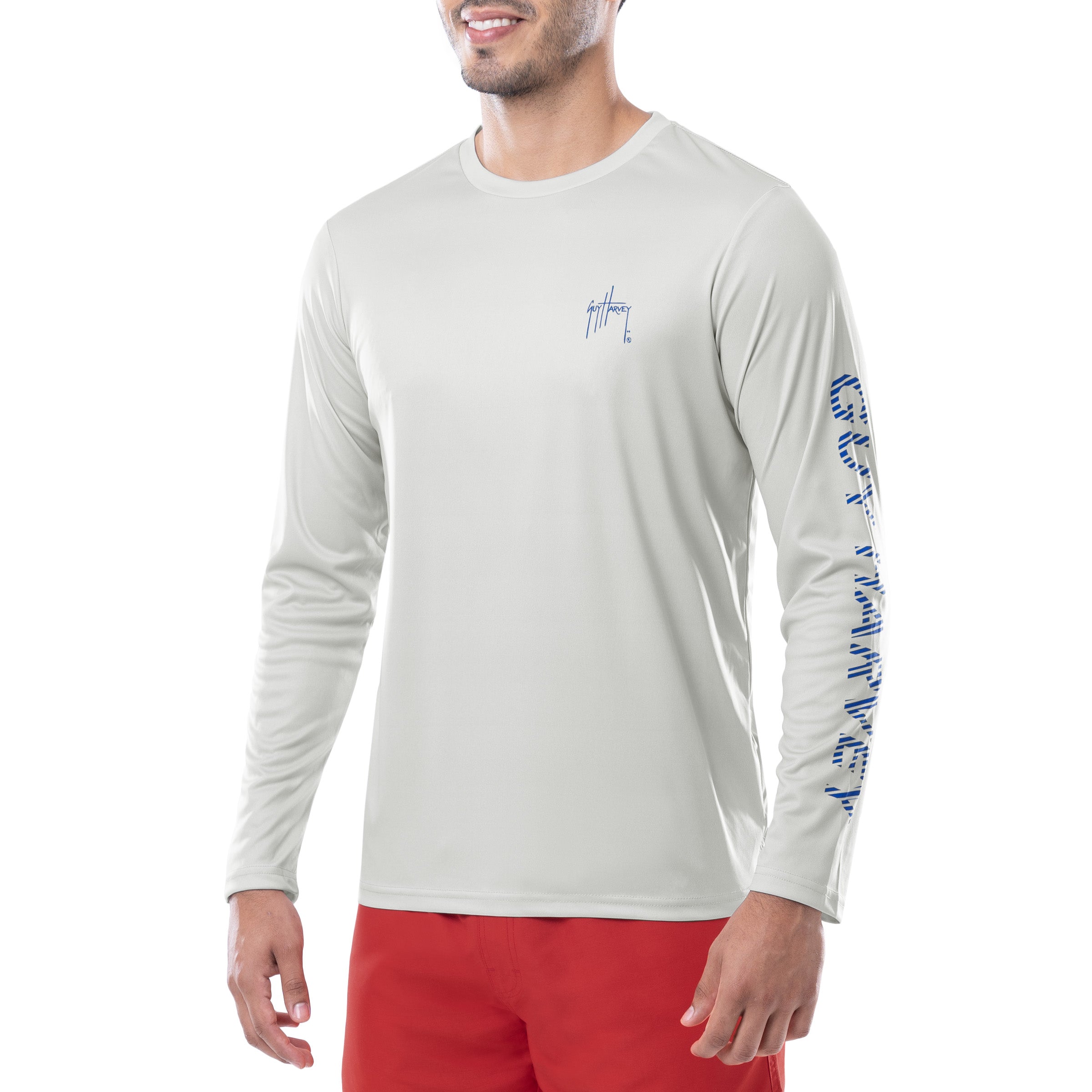 Men's Patriotic Billfish Performance Sun Protection Top View 4