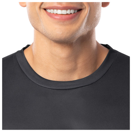 Men's Adrift Black Performance Sun Protection Top