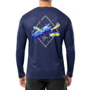 Performance Sun Protection Crew - Diamond Blue