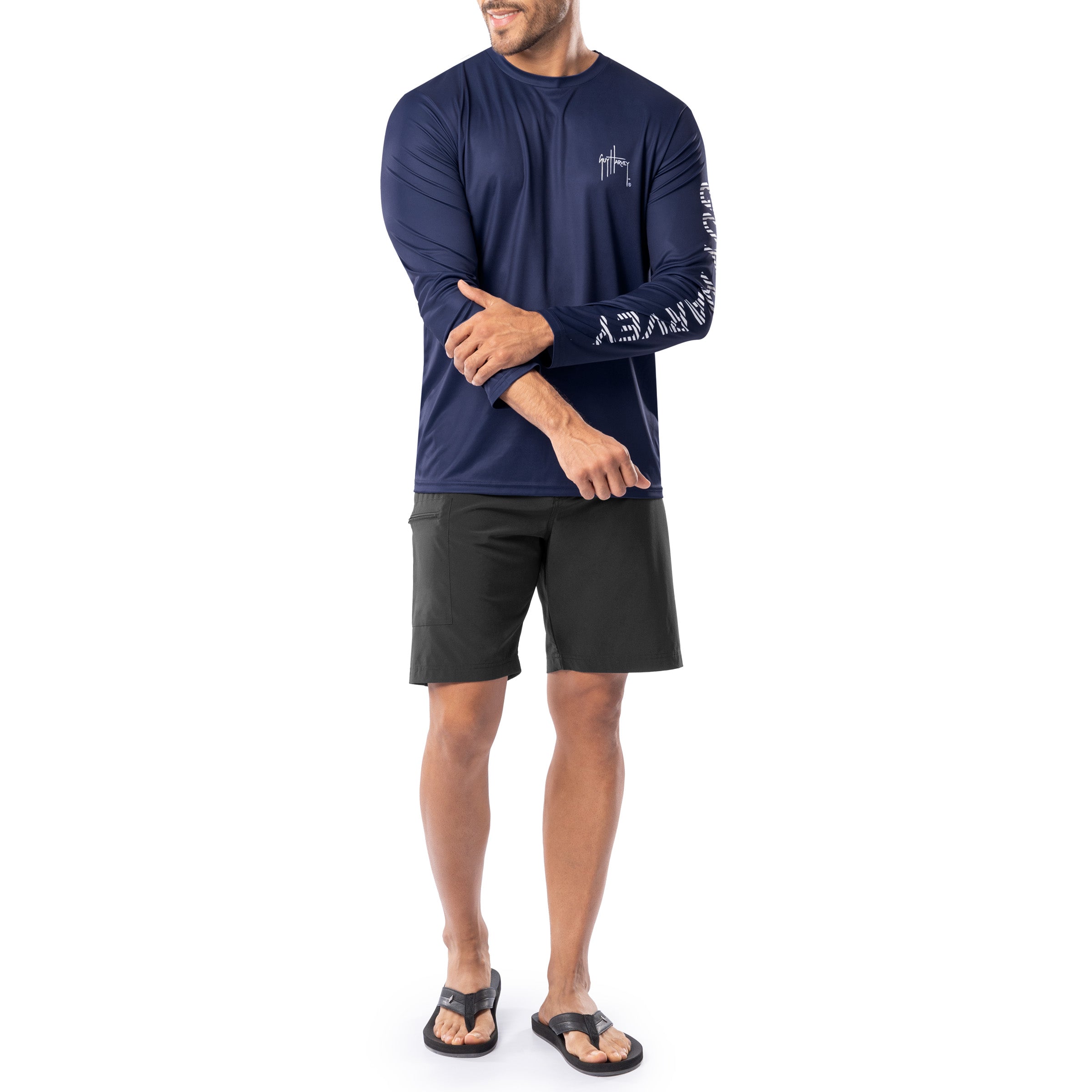 Men's Diamond Blue Performance Sun Protection Top