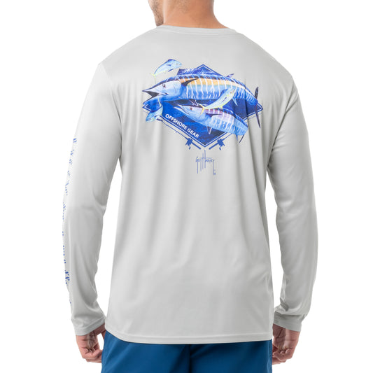 Men's Offshore Wahoo Performance Sun Protection Top View 1