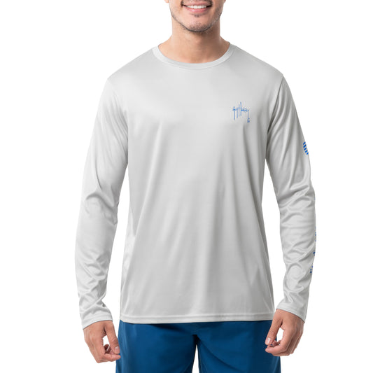 Men's Offshore Wahoo Performance Sun Protection Top View 2