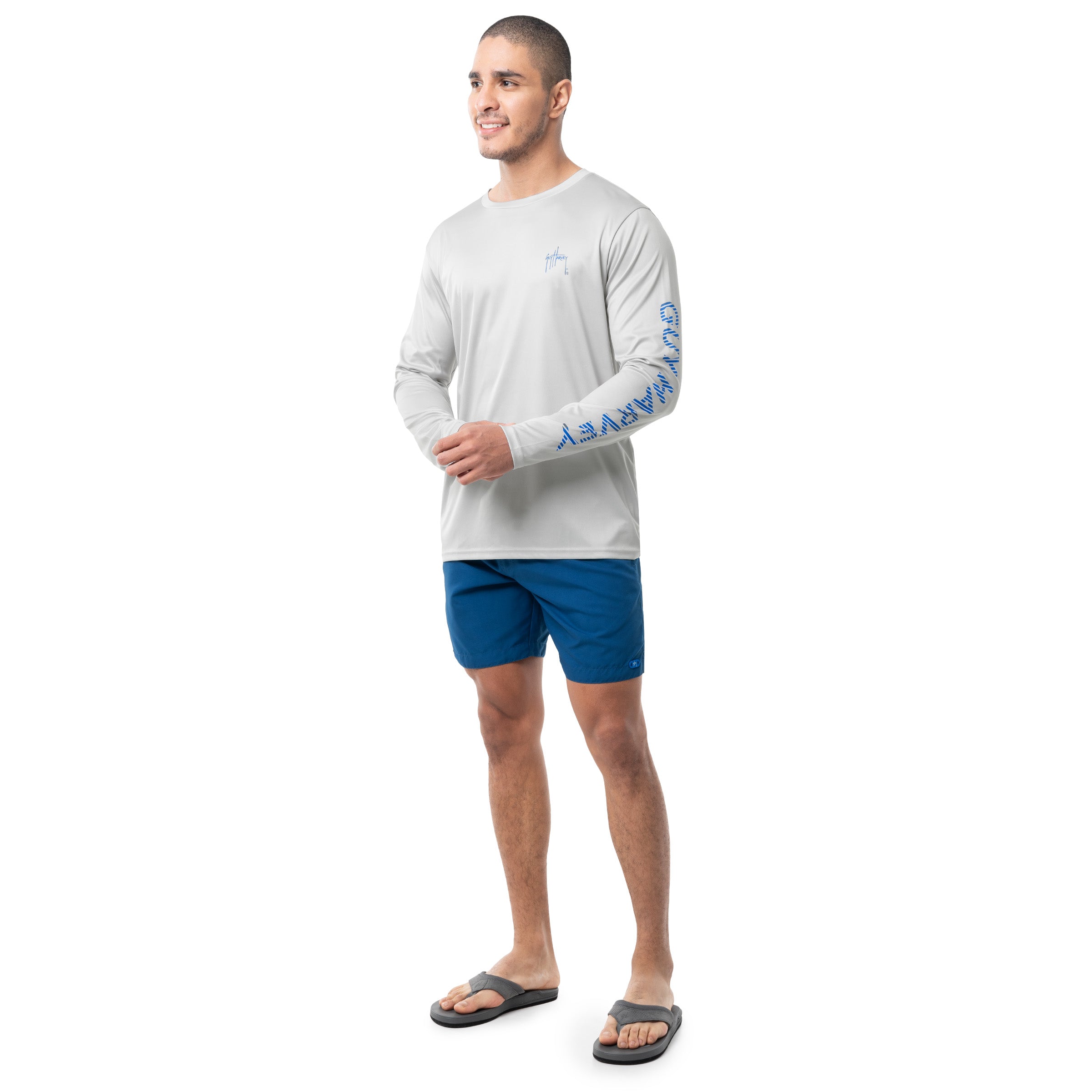 Men's Offshore Wahoo Performance Sun Protection Top View 7