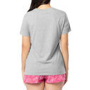 Women's Grey Horizon Short Sleeve Crew Neck T-Shirt
