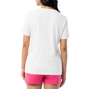 Women's Flower Floral Short Sleeve Crew Neck T-Shirt