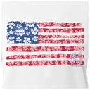 Women's Flower Floral Short Sleeve Crew Neck T-Shirt