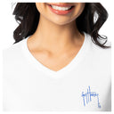 Women's Sea Flag Short Sleeve V-Neck T-Shirt