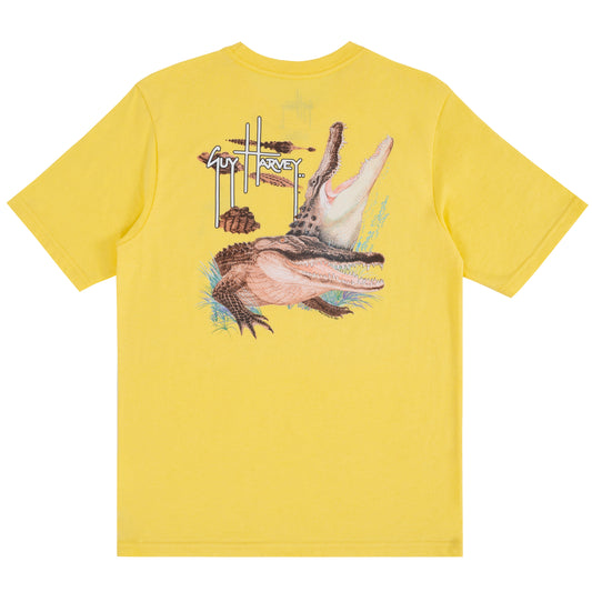 Kids Swamp Critters Short Sleeve Cotton T-Shirt