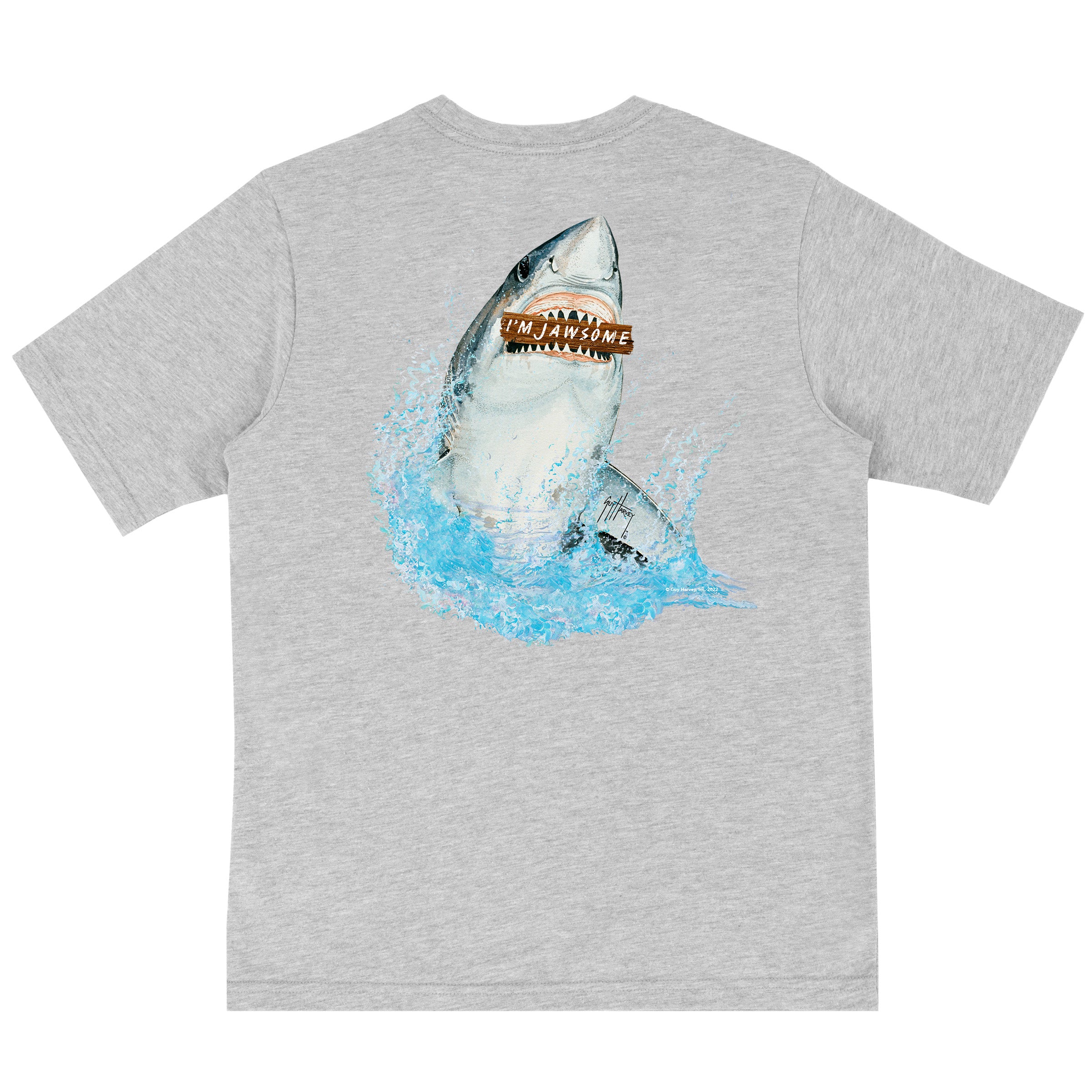 Kids Jawsome Short Sleeve Cotton T-Shirt View 1