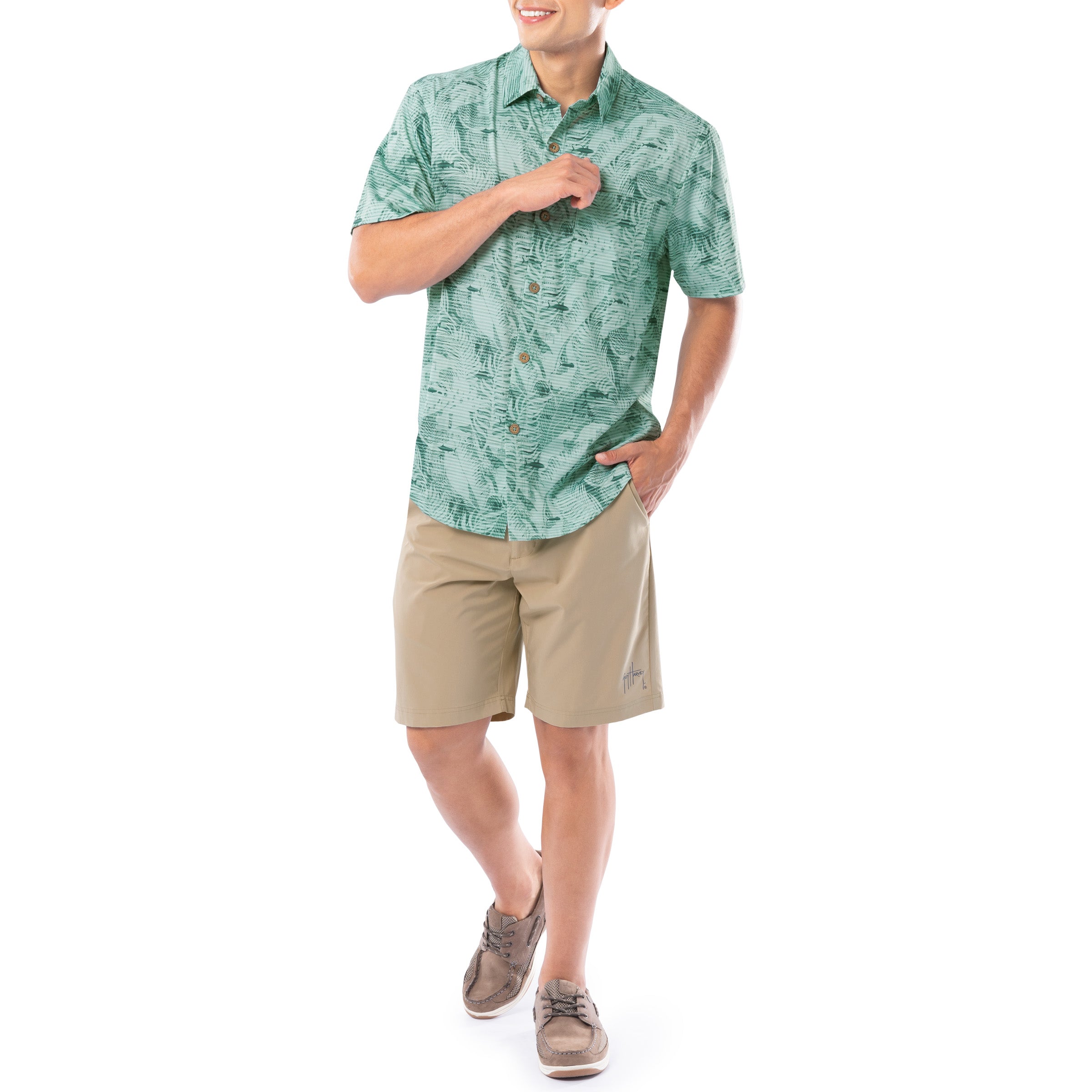 Men's Palm Coast Printed Resort Shirt