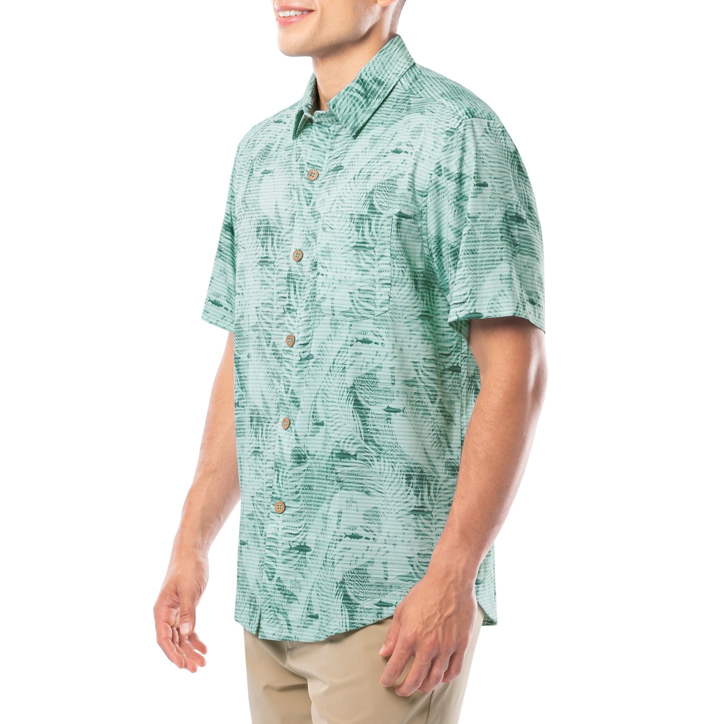 Men's Palm Coast Printed Resort Shirt