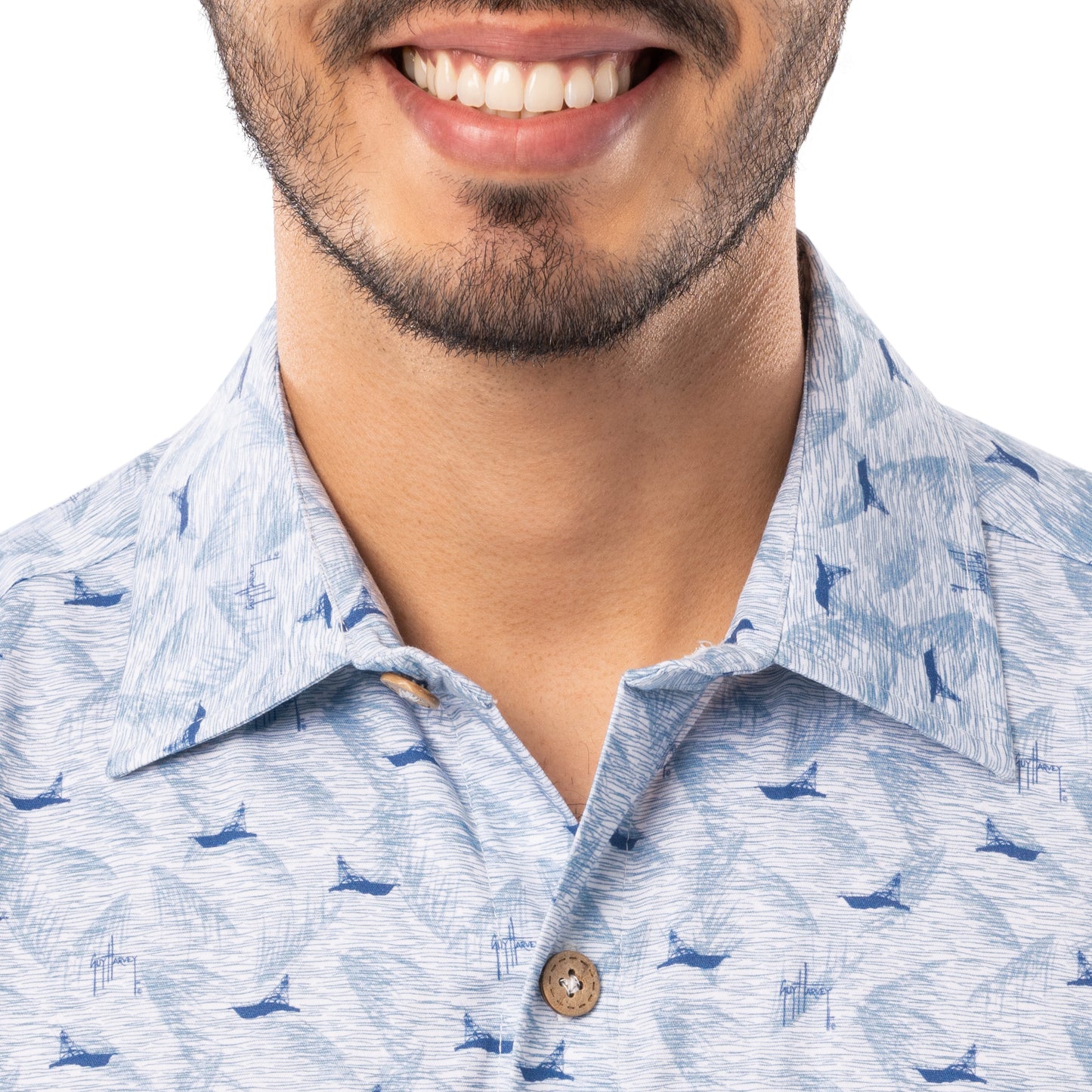 Men's Big Palms Printed Resort Shirt