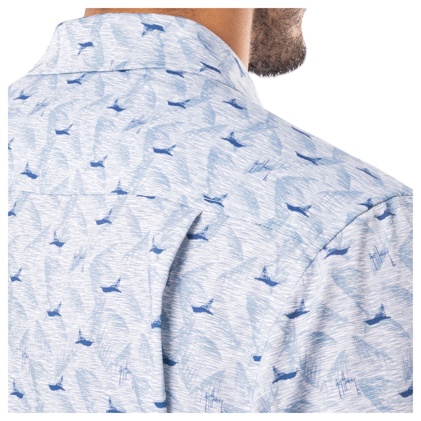 Men's Big Palms Printed Resort Shirt