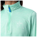 Women's Green Performance Quarter Zip