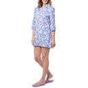 Women's Indigo Pop Over Dress