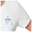 Women's Palm Tree Flag Relaxed V-Neck Top
