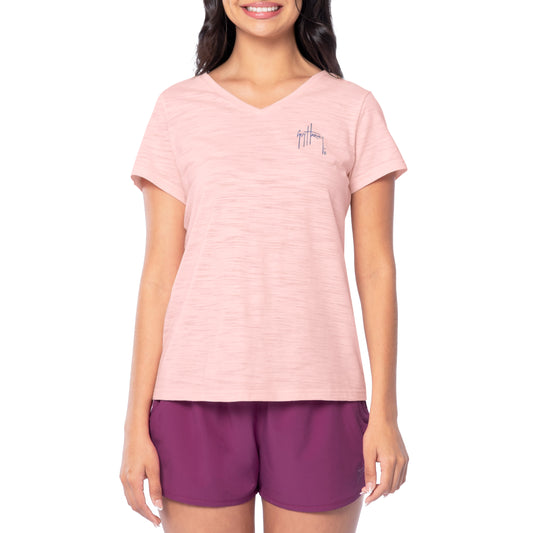 Ladies LTB Dolphin Relaxed V-Neck Top