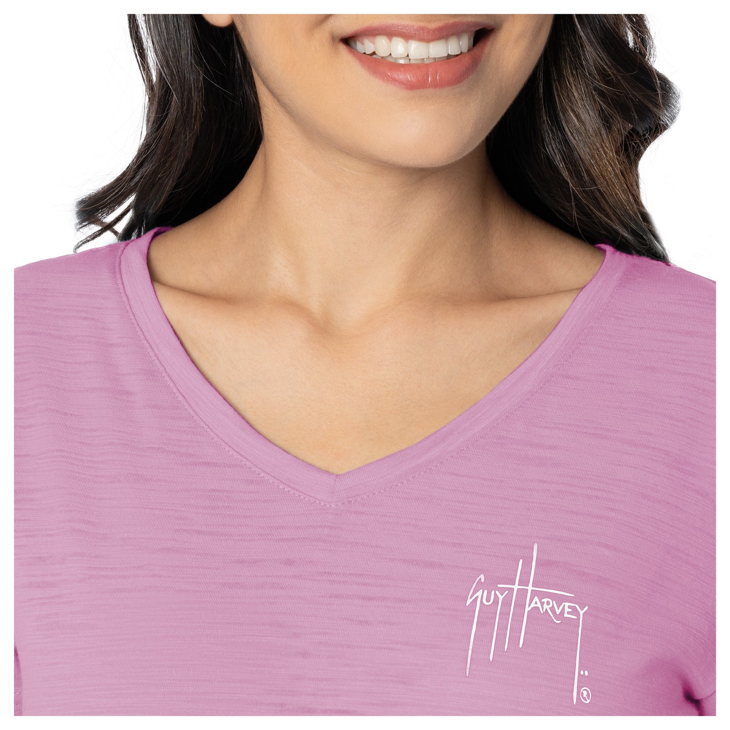 Ladies Sea Species Relaxed V-Neck Top